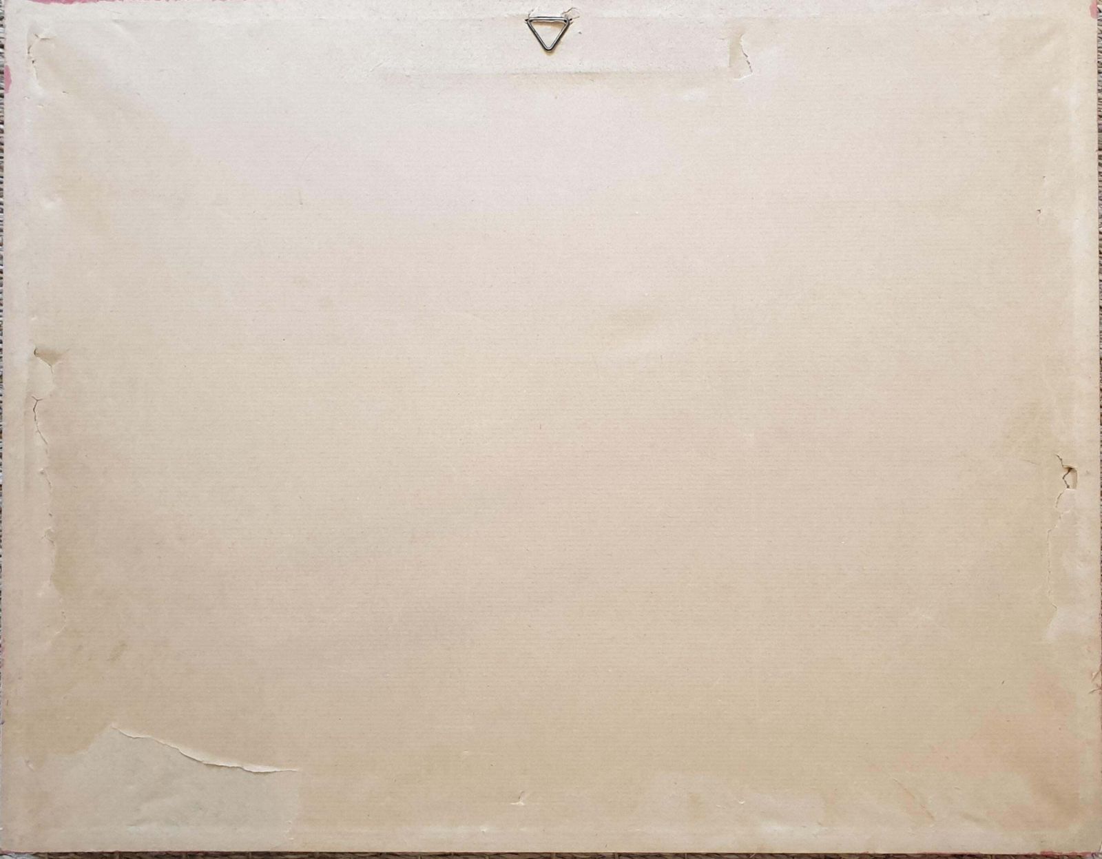 photo for sale Matilde Sacchimid Century Tablescape In Orange. Oil On Canvas On Board.1969