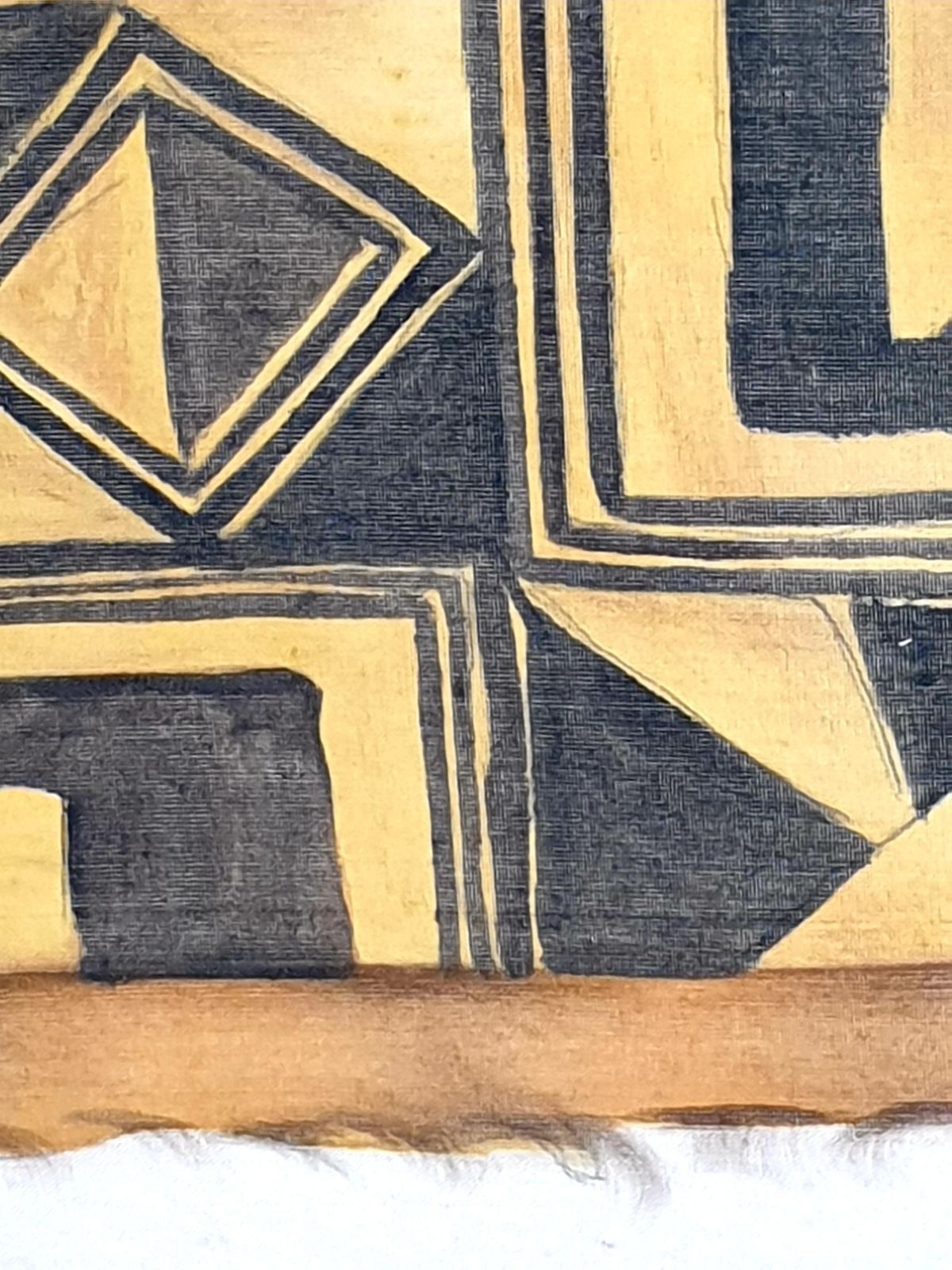 photo furniture La Roche Laffitte, Painting Of An Antique Caucasian 'Kuba' Tribal Item, Watercolour On Silk