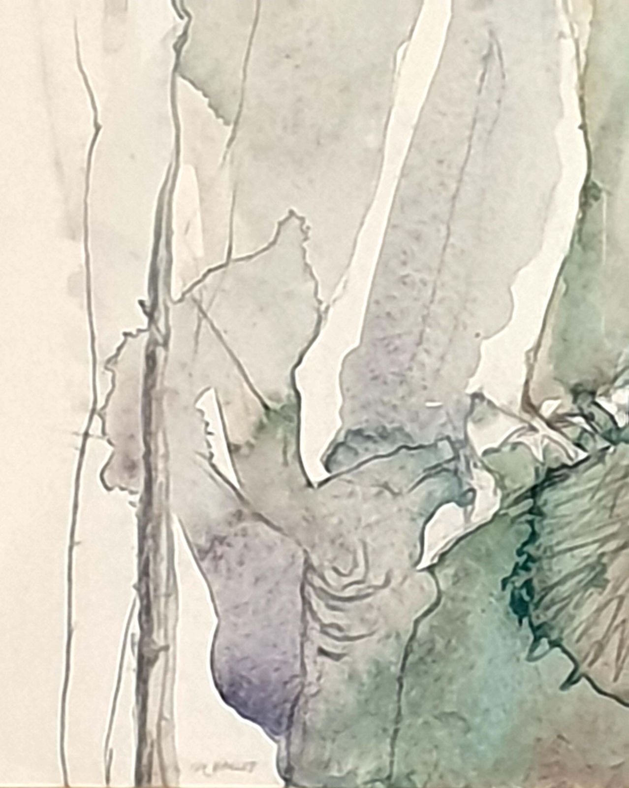 Ivy Baileymid Century Watercolour On Paper Of A Songbird. 'Ephemeral Songster'1936 photo vinterior