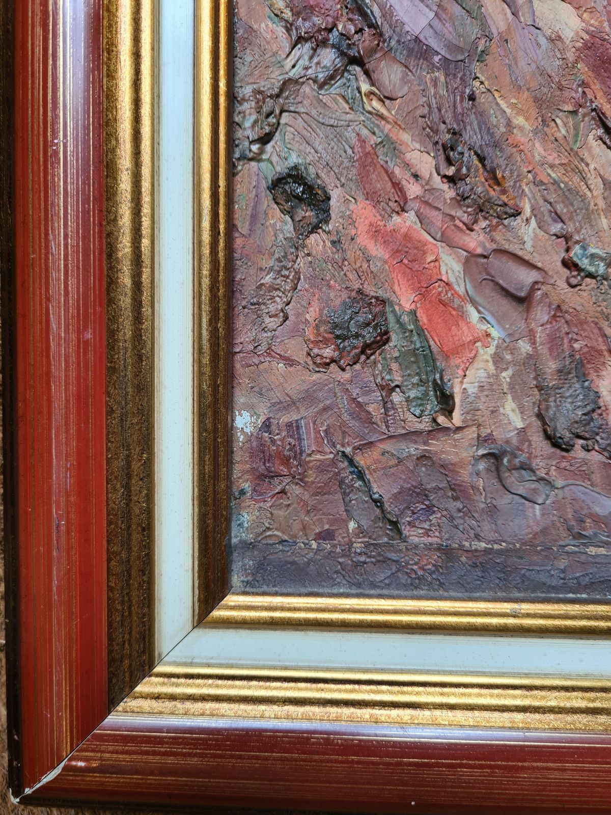photo for sale Unknownfrench Fauvist Oil On Canvas, View To The Sea, Circle Of Charles Camoin.