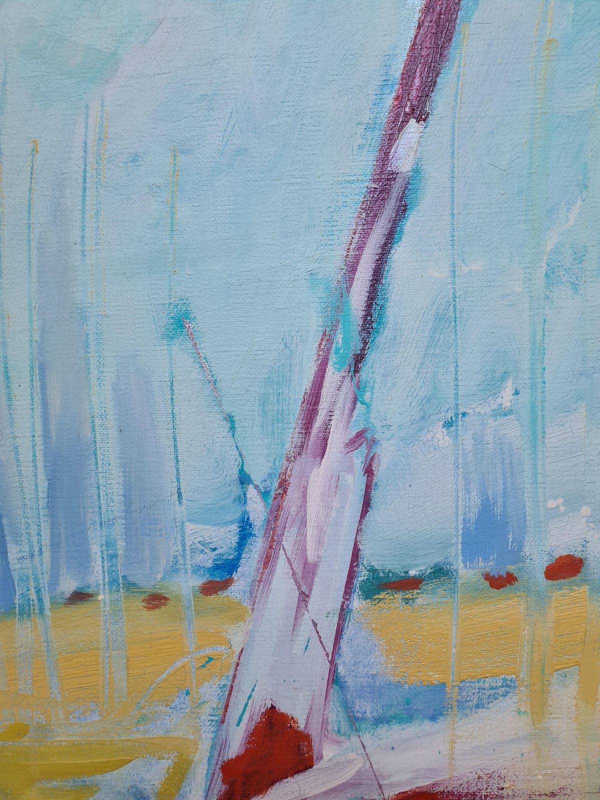 1939.0 Tony Dielenzoetermeer Abstraction, Large Scale Abstract Expressionist Oil On Canvas photo