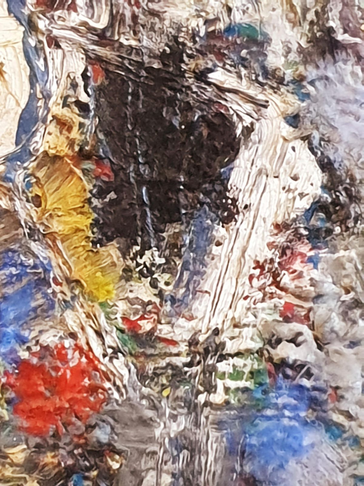 Unknown'monogrammes'. French Mid Century Abstract Expressionist. Oil On Canvas.1960s photo buy