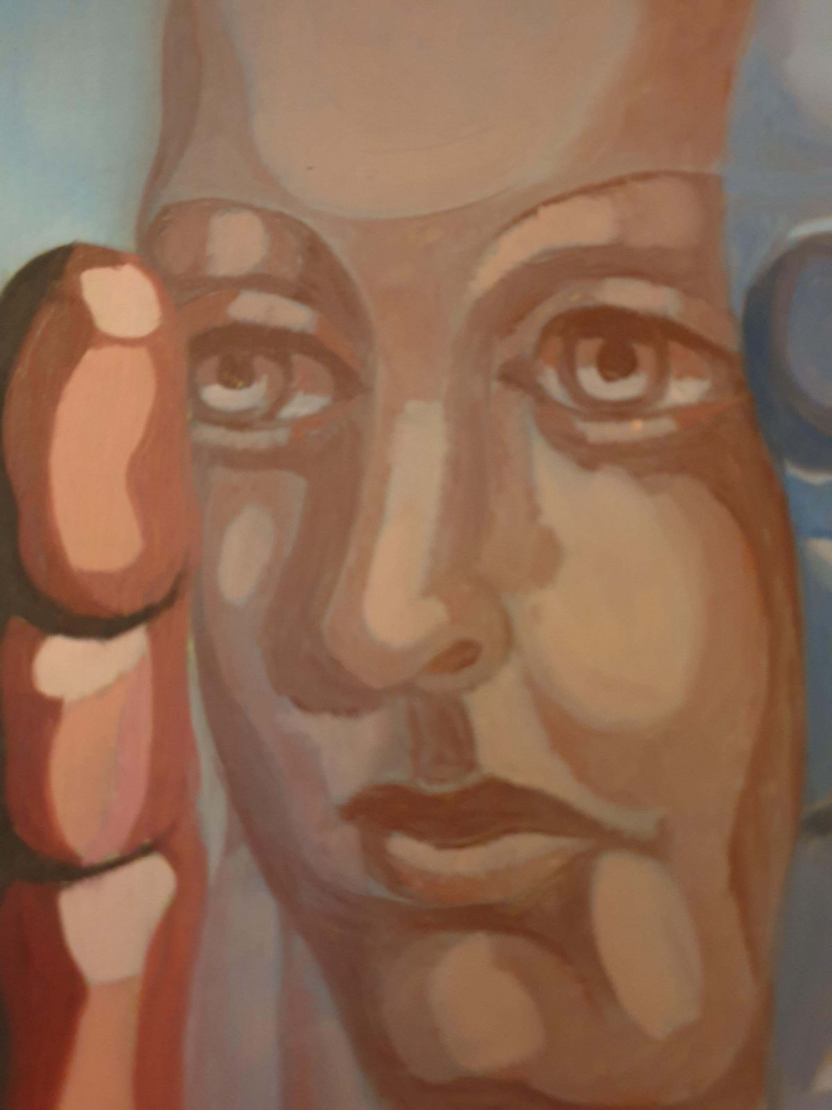 Willy Smitz'war And Peace', Mid Century Belgian Surrealist Oil On Board.1954 photo vintage
