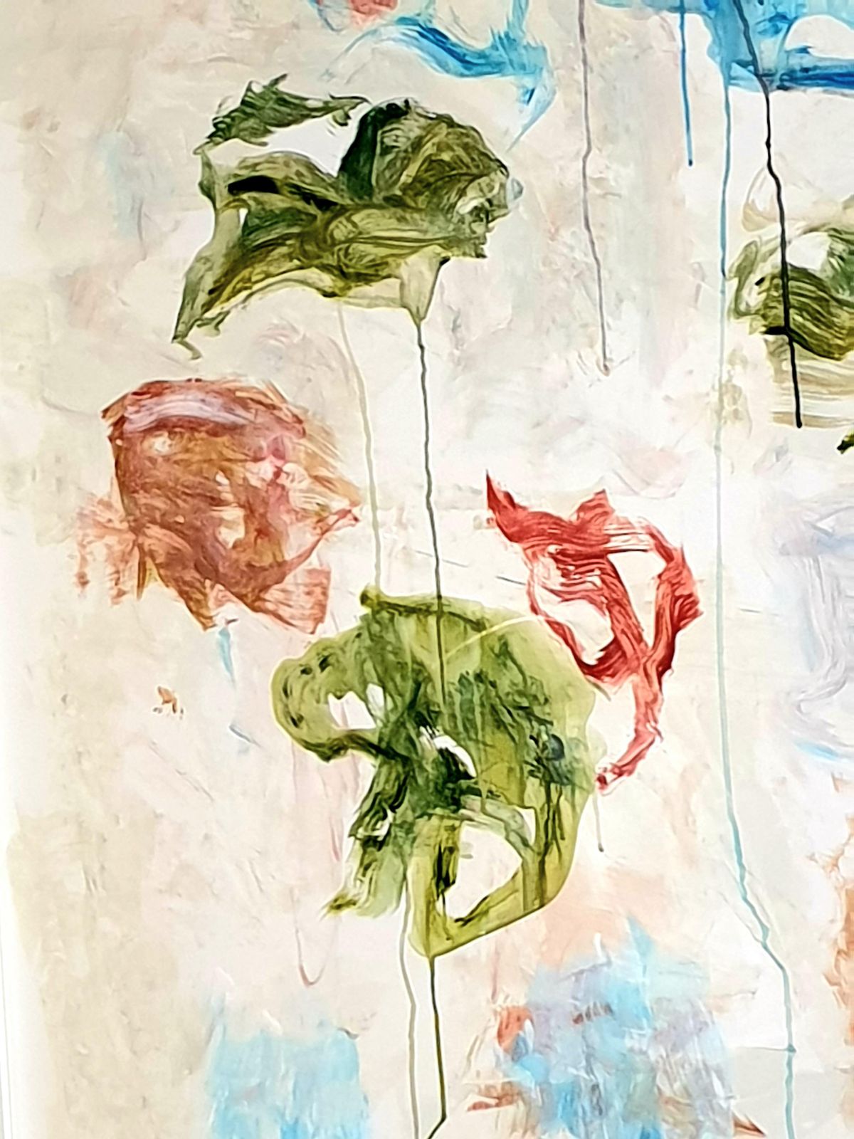 Christian Manoury Contemporary Abstract Expressionist Acrylic On Paper, 'Hommage To Debussy'.2024 photo Art