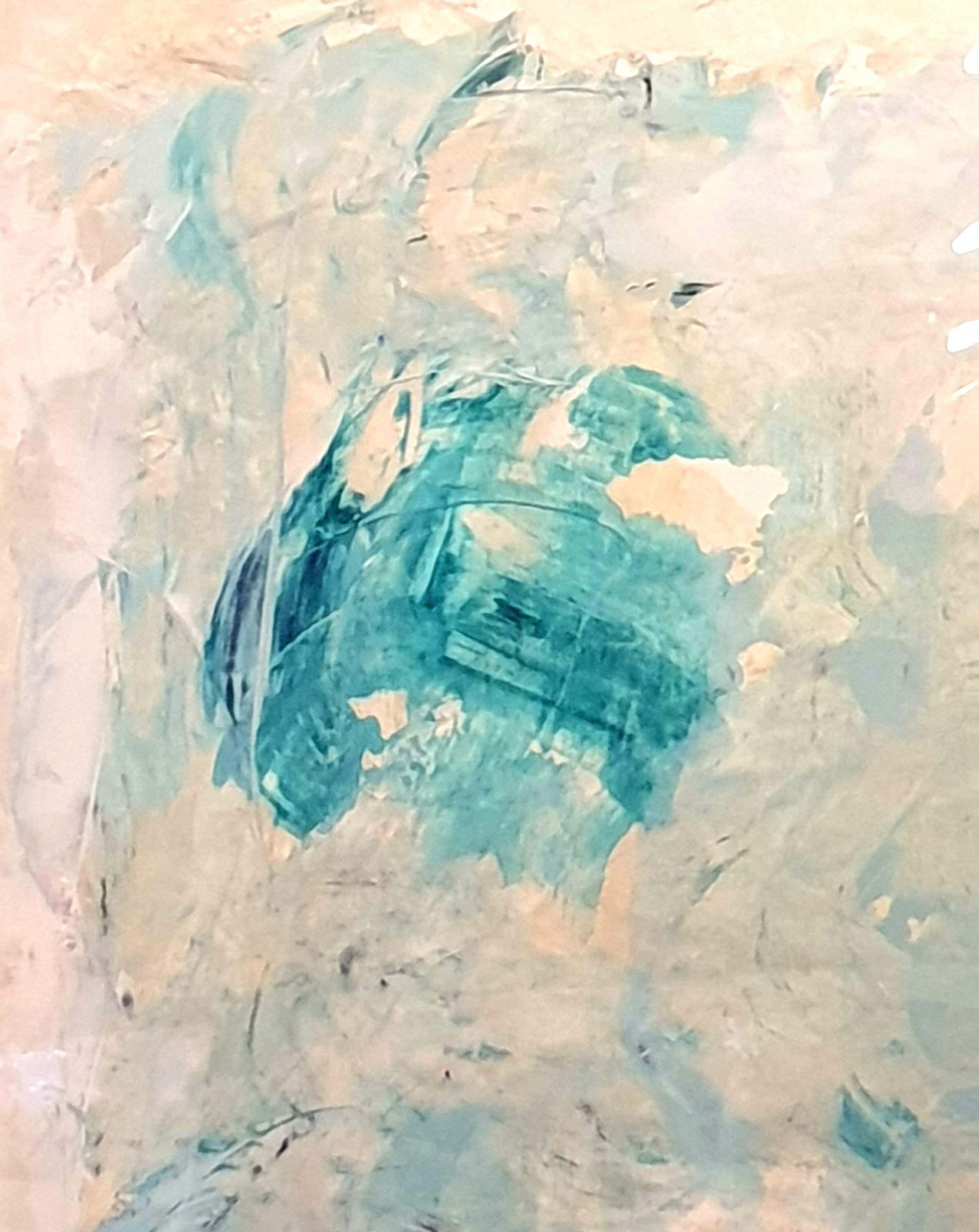 Christian Manoury Contemporary Abstract Expressionist Acrylic On Paper, 'Hommage To Debussy'.2024 photo for sale