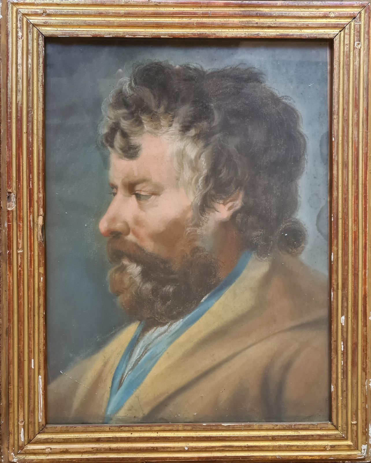 18th Century Pastel Portrait Of A Gentleman