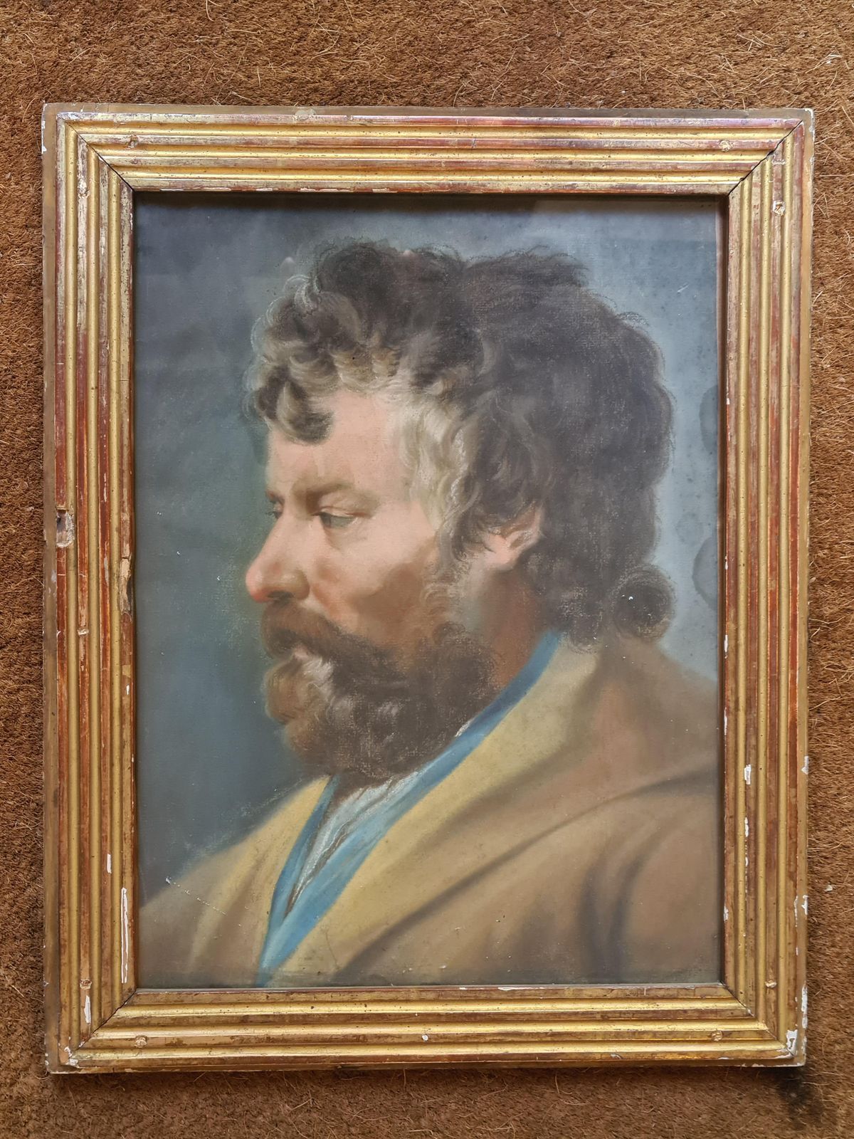 18th Century Pastel Portrait Of A Gentleman photo furniture