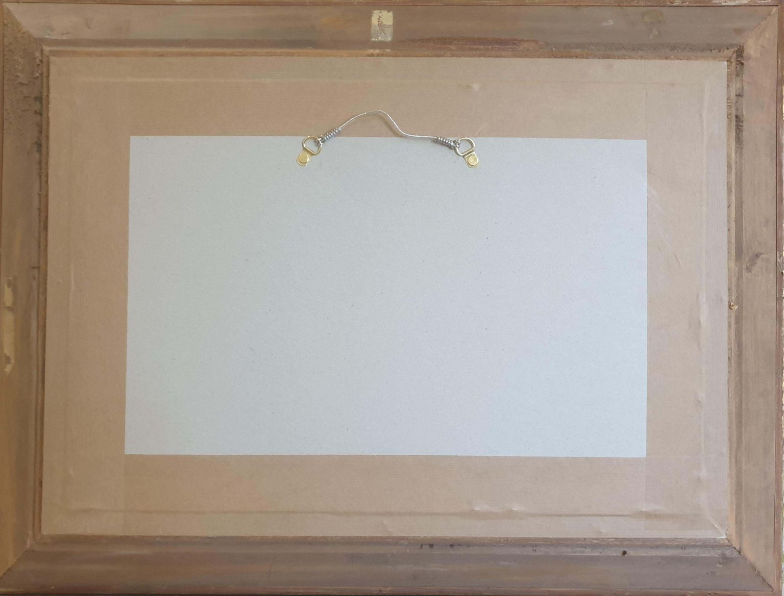 723.0 Jean Clerté 'Mother Nature', Lyrical Surrealist Abstract Watercolour On Paper.1978 photo