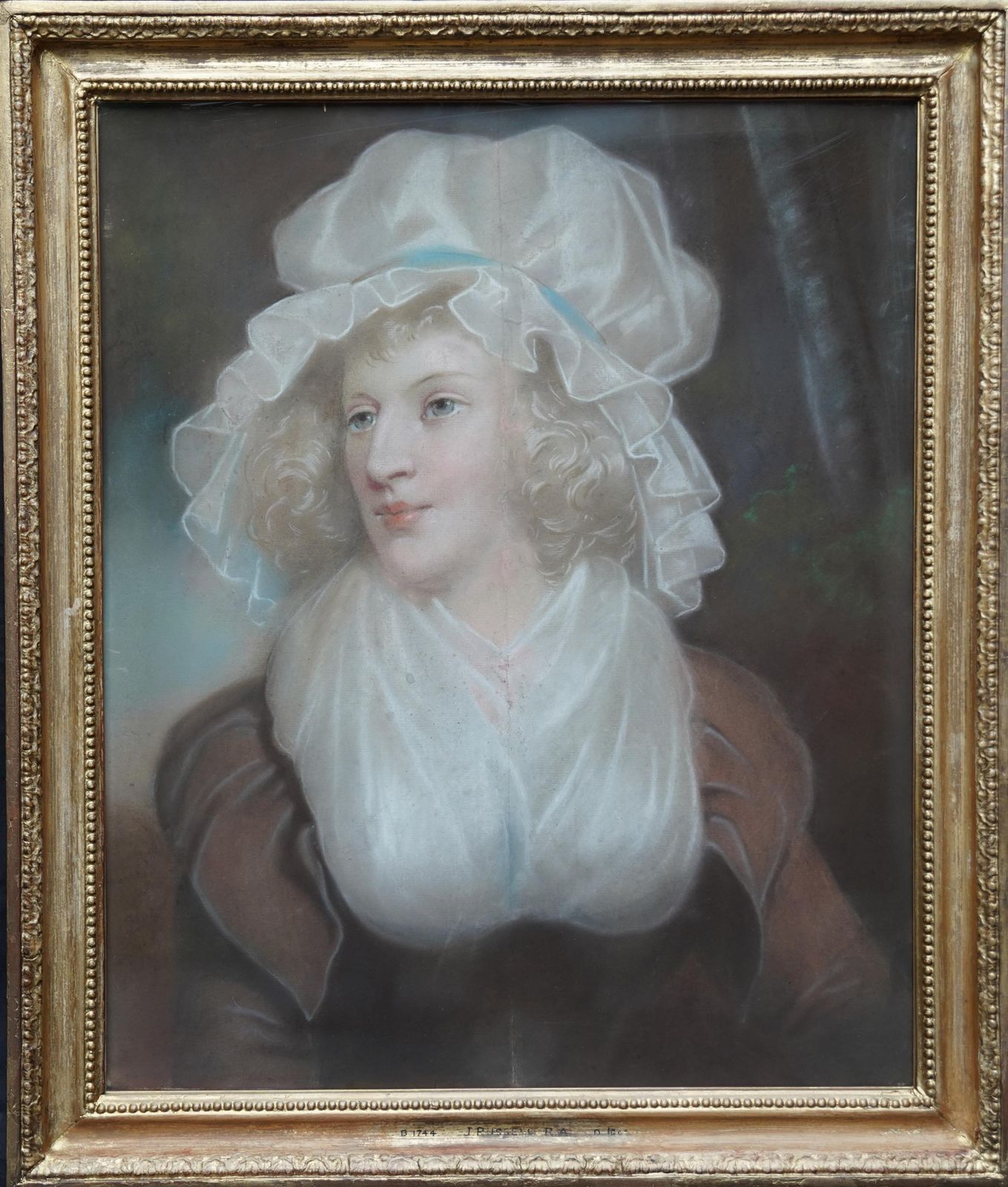 photo for sale John Russell (Att)Portrait Of Lady In Mob Cap   British Old Master 18th Century Art Oil Paintingcirca 1790