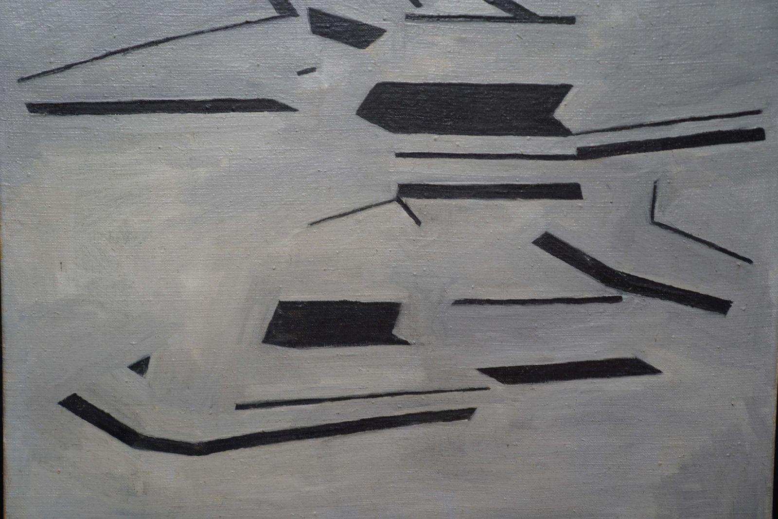 Penelope Ellisconceptual Abstract 1963   British Modernist Art Oil Painting Female Artist 1963 photo Art