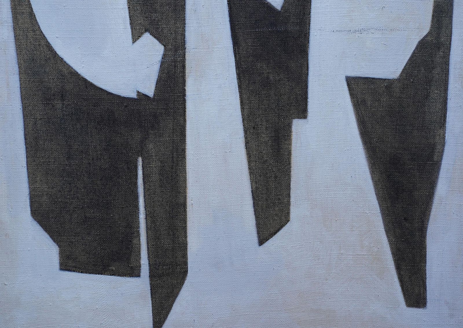 Penelope Ellisconceptual Abstract IV   British Sixties Abstract Art Oil Painting Female Artist1962 photo vinterior