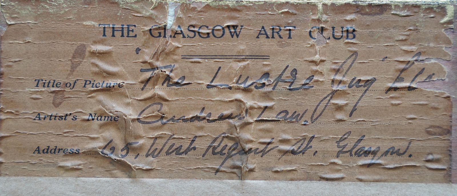 Art Andrew Lawstill Life Of Wallflowers   Scottish 1920's Exh. Floral Art Flower Oil Paintingcirca 1920 photo