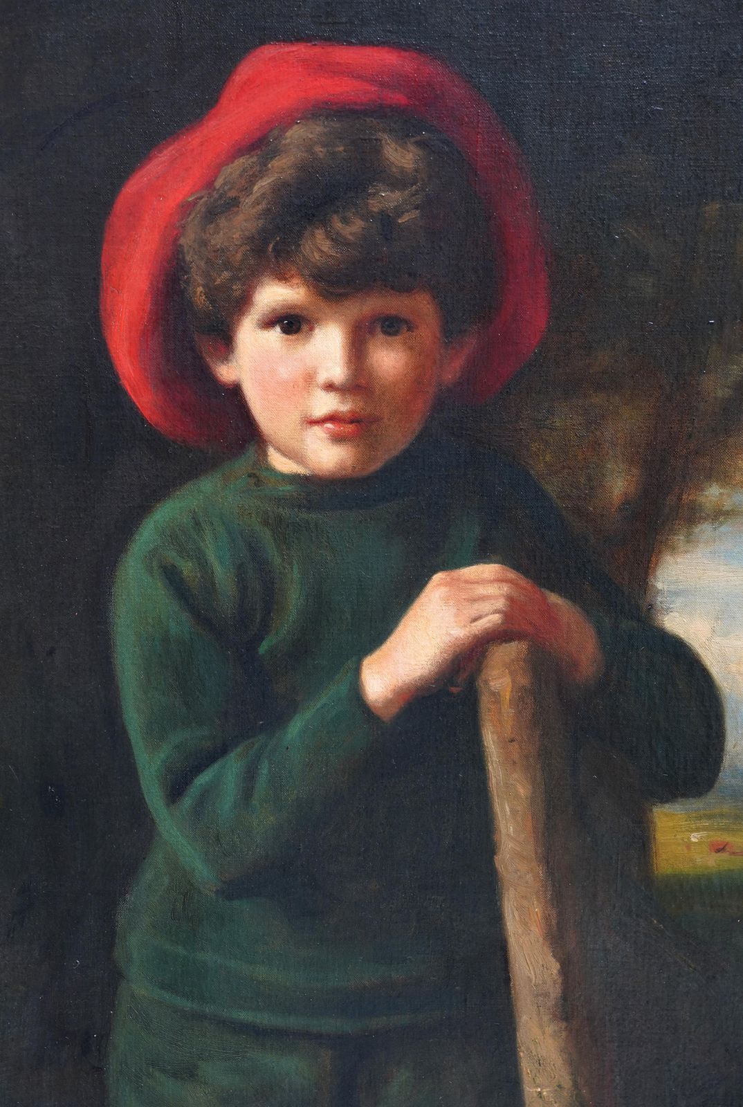 Edward Francis Wellsportrait Of Brian De Lolme Bullock   British Edwardian Art Oil Painting1908 photo Art