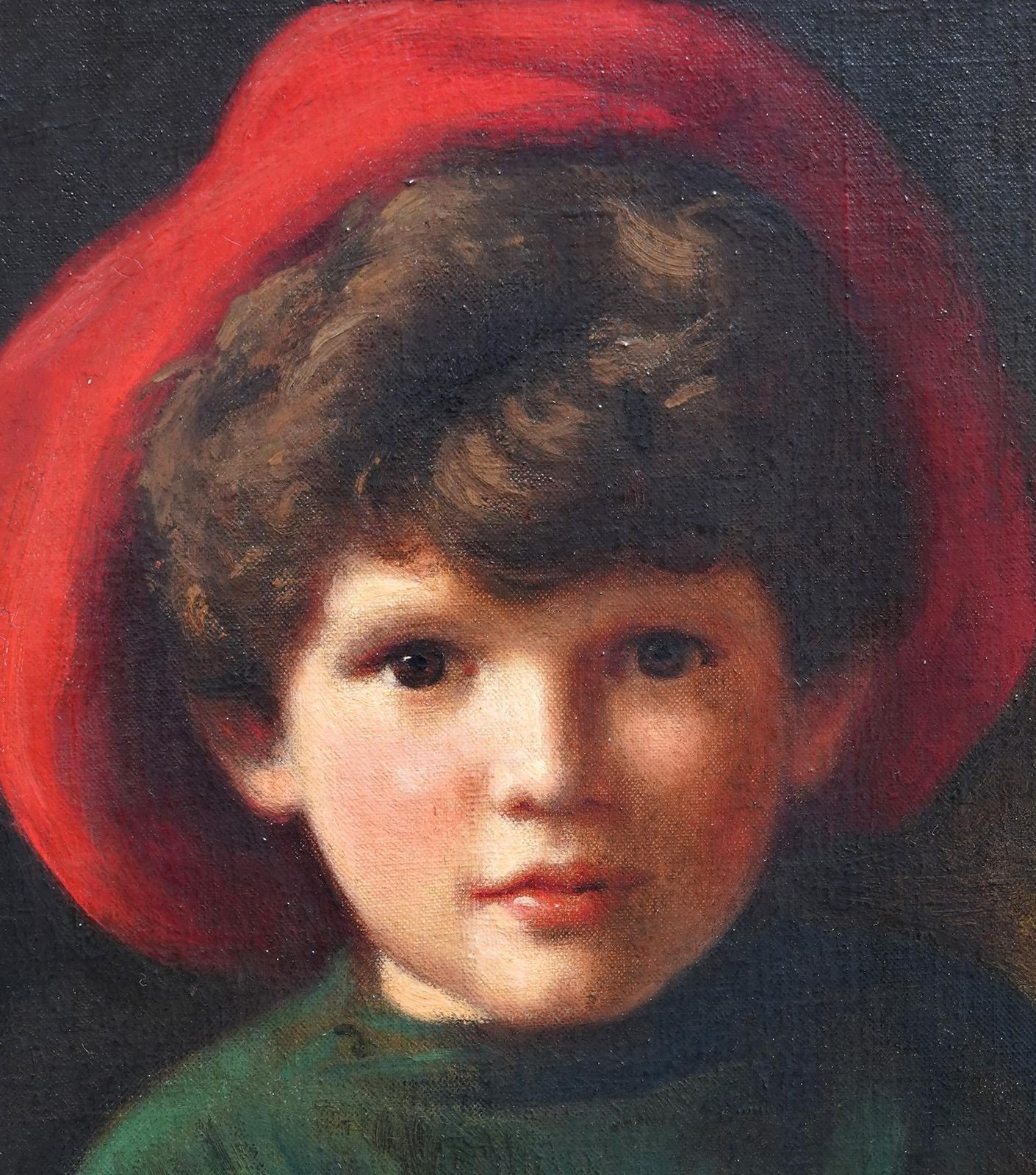 Edward Francis Wellsportrait Of Brian De Lolme Bullock   British Edwardian Art Oil Painting1908 photo vintage