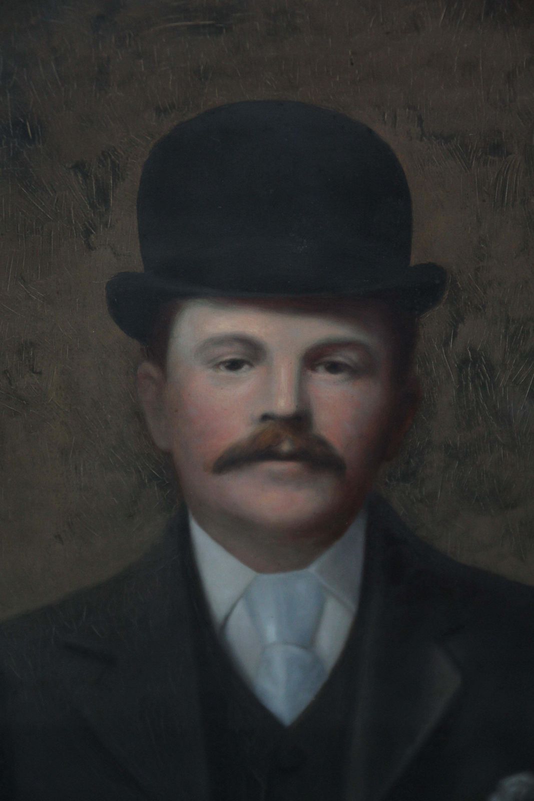 Unknownportrait Of A Gentleman In A Bowler Hat   British Late 19th Century Artcirca 1880 photo Art