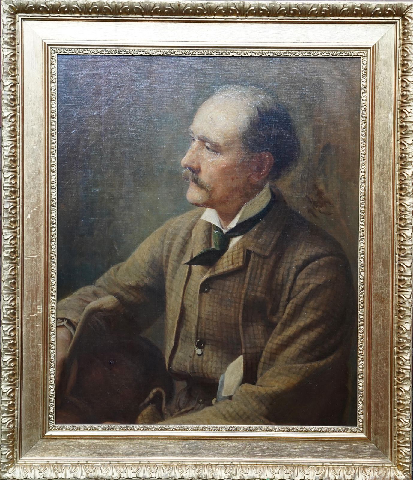 Alfred Fitzwalter Graceportrait Of Charles Francis Montresor 1825 98 British Victorian Art Oil Paintingcirca 1875