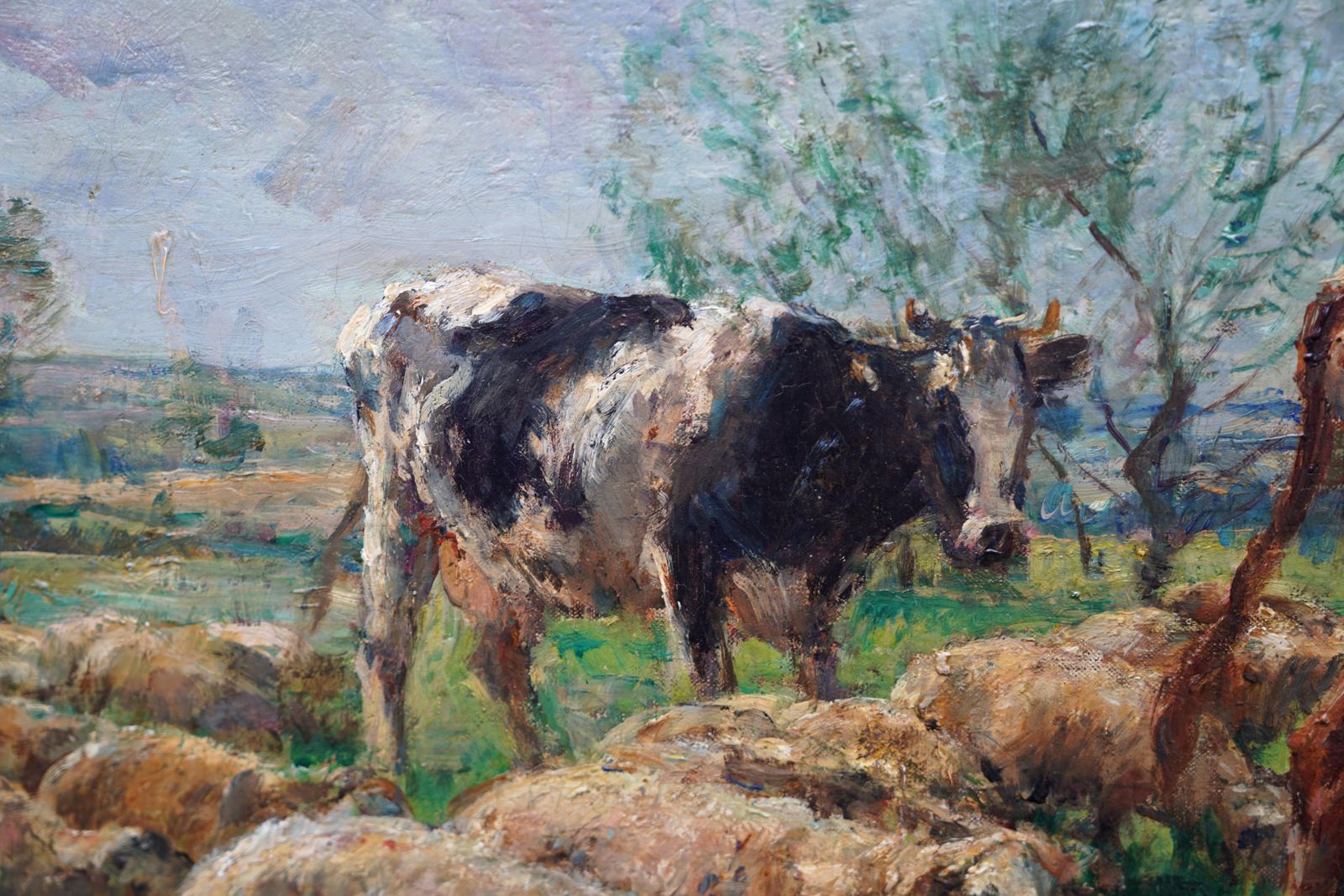 William Mark Fisherlandscape With Cattle And Sheep   British Victorian Art Pastoral Oil Paintingcirca 1880 photo buy