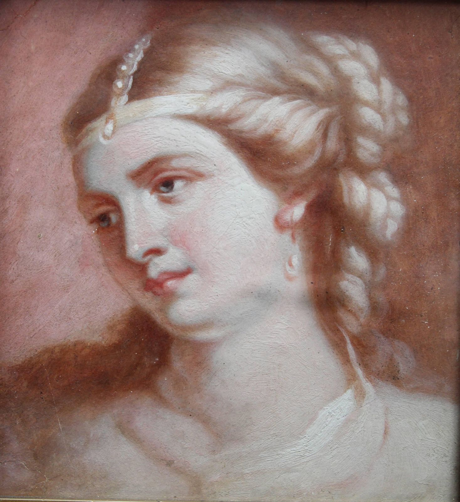 John Gordon Watsonportrait Of A Lady   Old Master Scottish Art Oil Painting By Rsa Presidentcirca 1830 photo furniture