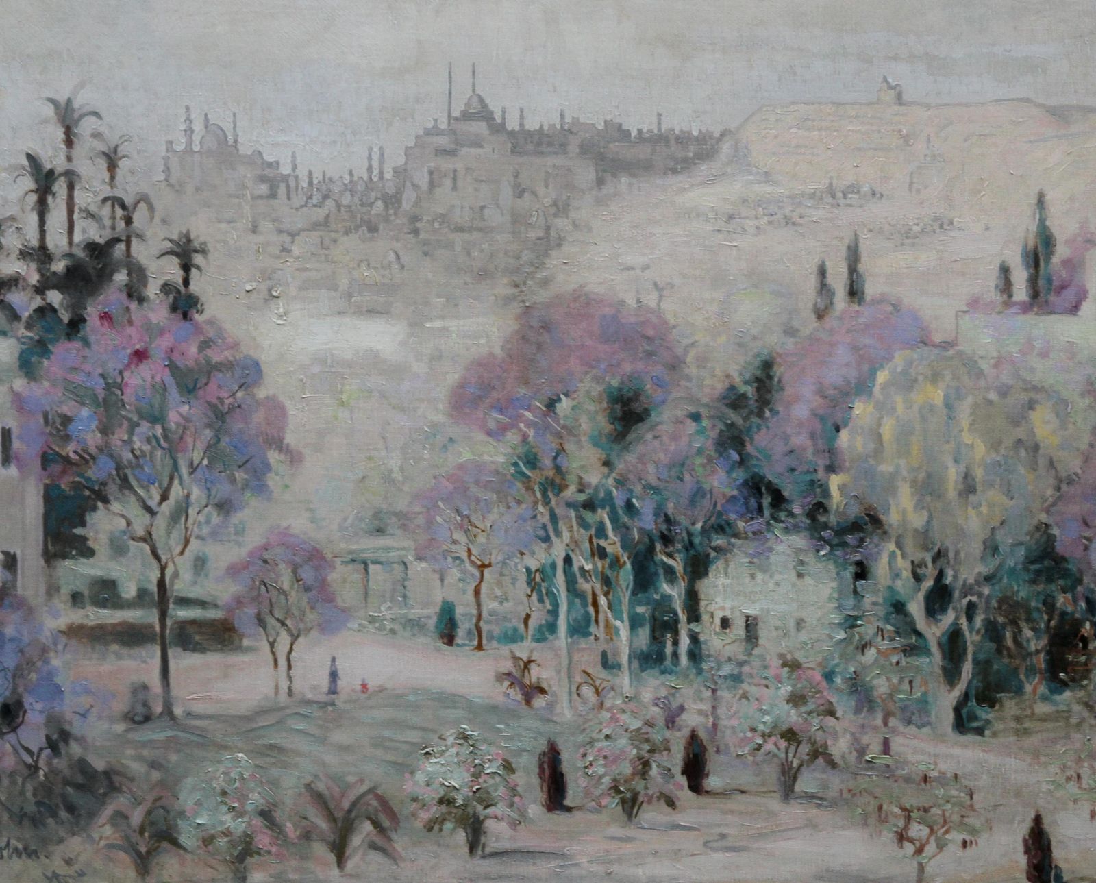 Gladys Nolanistanbul Turkey   Irish Post Impressionist Landscape Oil Painting Female Artistcirca 1930 photo for sale