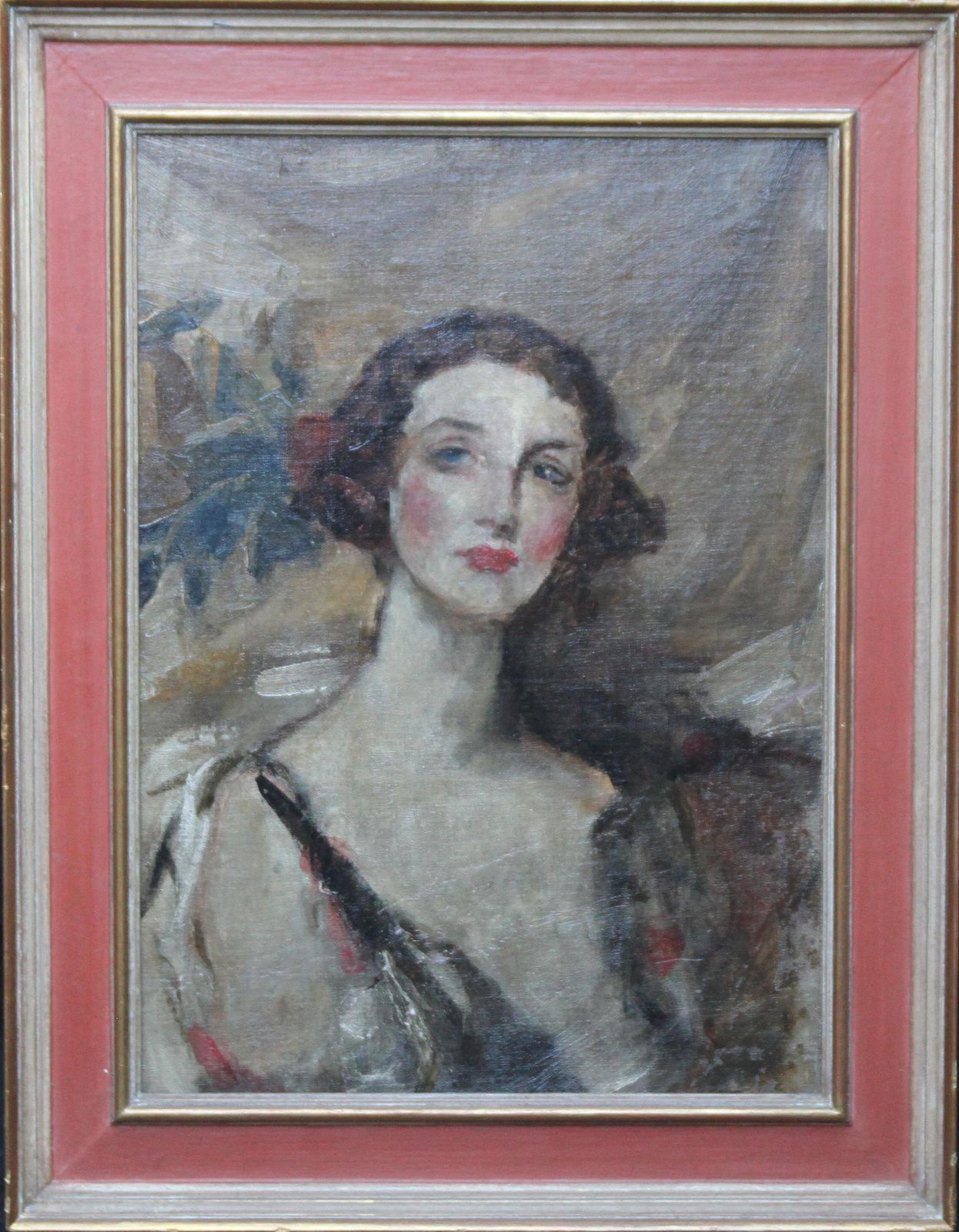 James Jebusa Shannonportrait Of A Young Woman   British Edwardian Art Female Portrait Oil Paintingcirca 1905 photo buy
