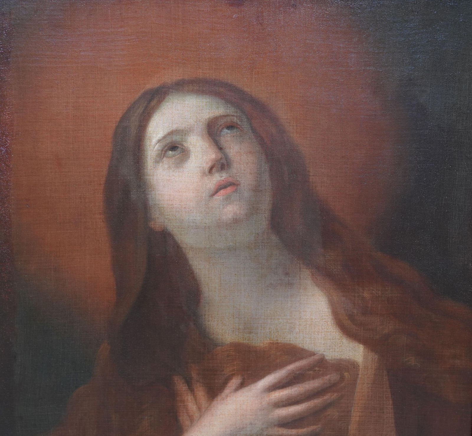 The Penitent Mary Magdalene   Old Master Religious Art Portrait Oil Painting17th Century photo Art