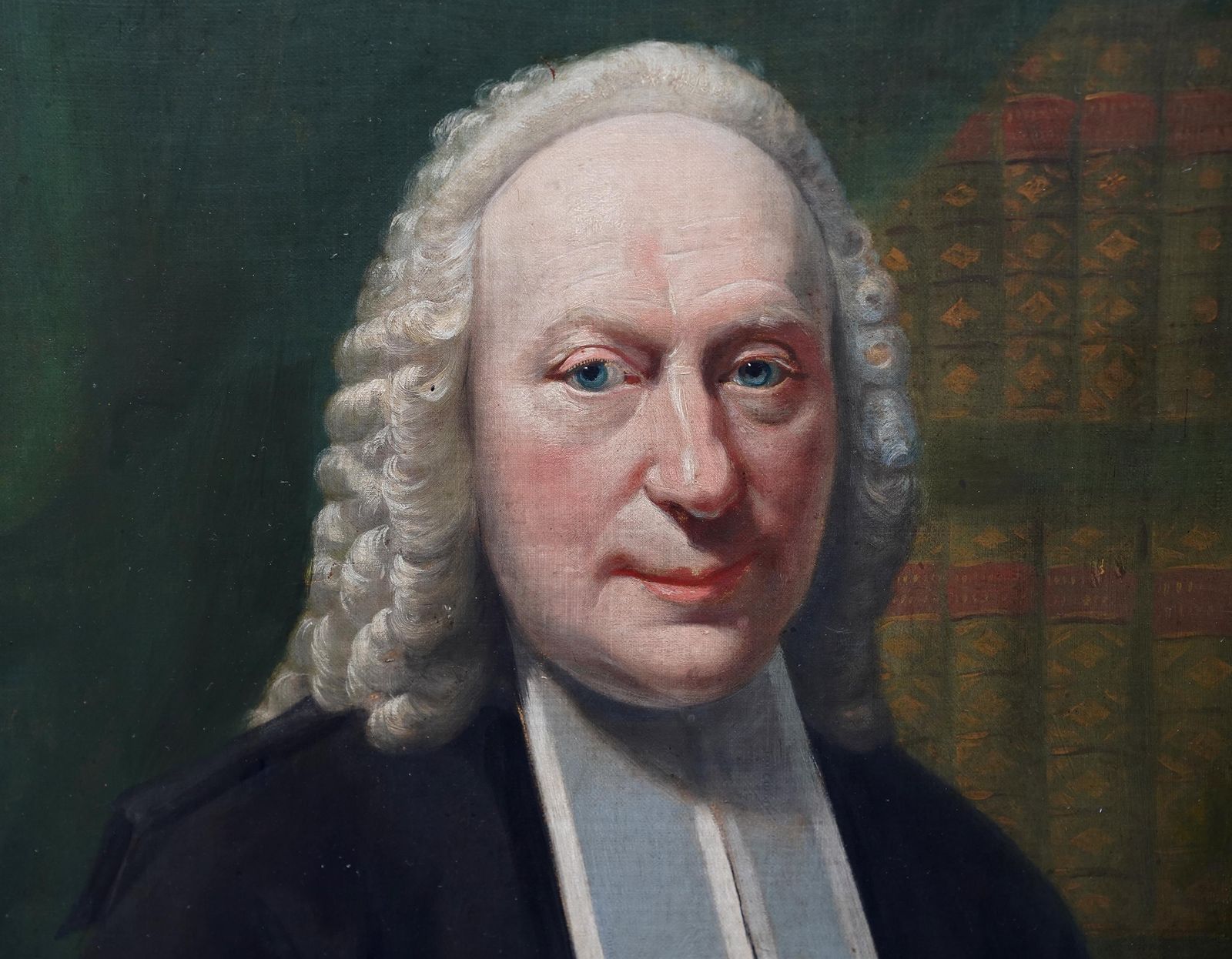 Portrait Of A Cleric   British 18th Century Art Old Master Oil Painting 1770 photo 6631.0