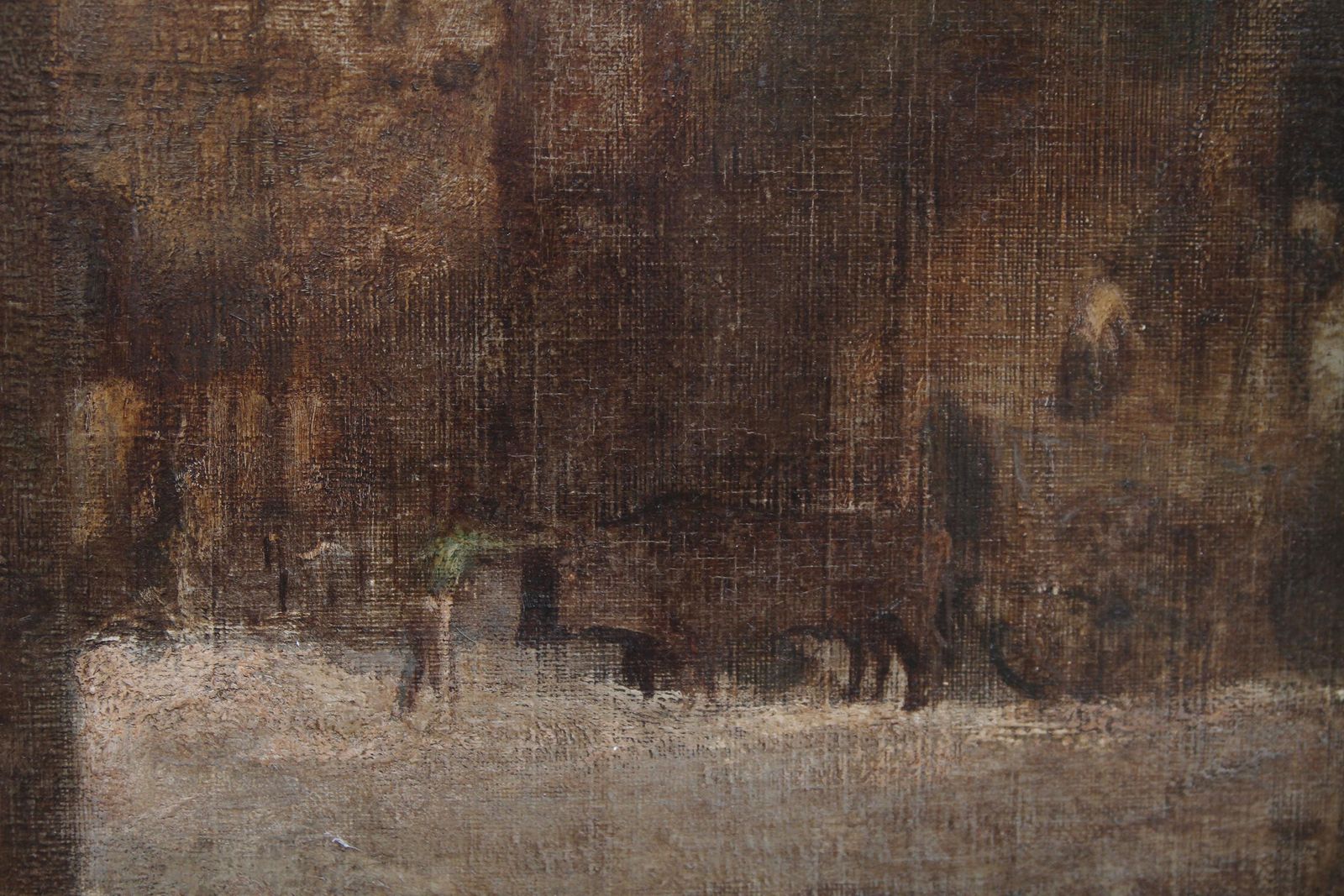 John Bulloch Soutermadrid   Scottish 1920's Post Impressionist Art Spainish Street Oil Painting 1921 photo 6530.0