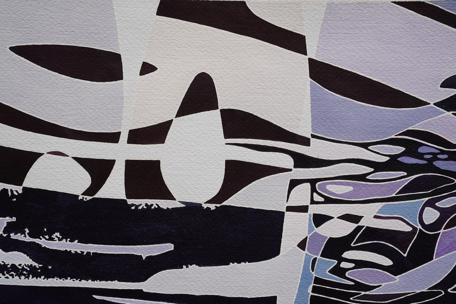 Gwyther Irwinedge Of The Universe   British Abstract Art Watercolour Painting St Ives Newlyncirca 1990 photo vinterior
