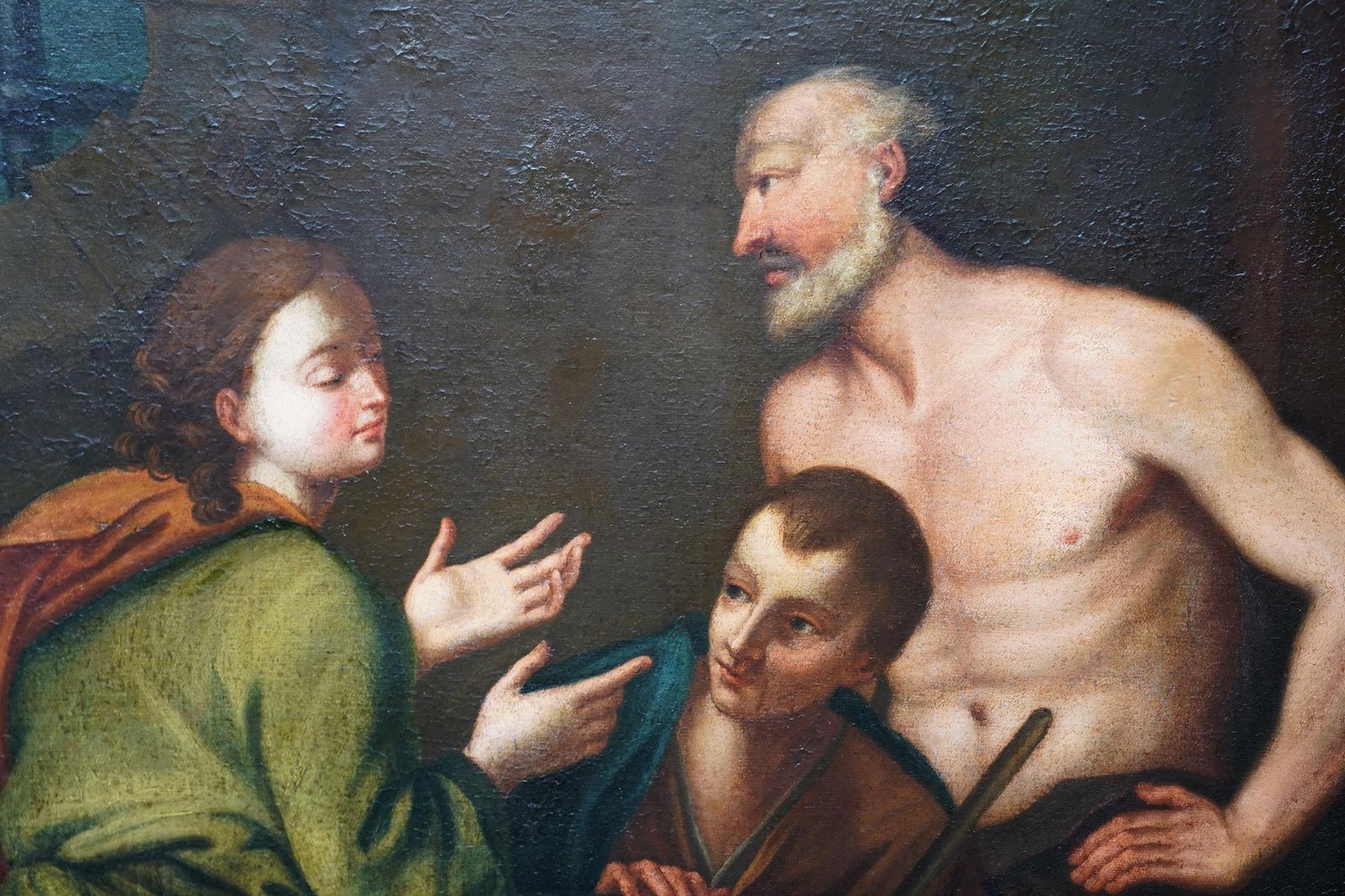 Unknownjoseph Interpreting Dreams   Italian Old Master 17thc Religious Art Oil Paintingcirca 1600 photo Art