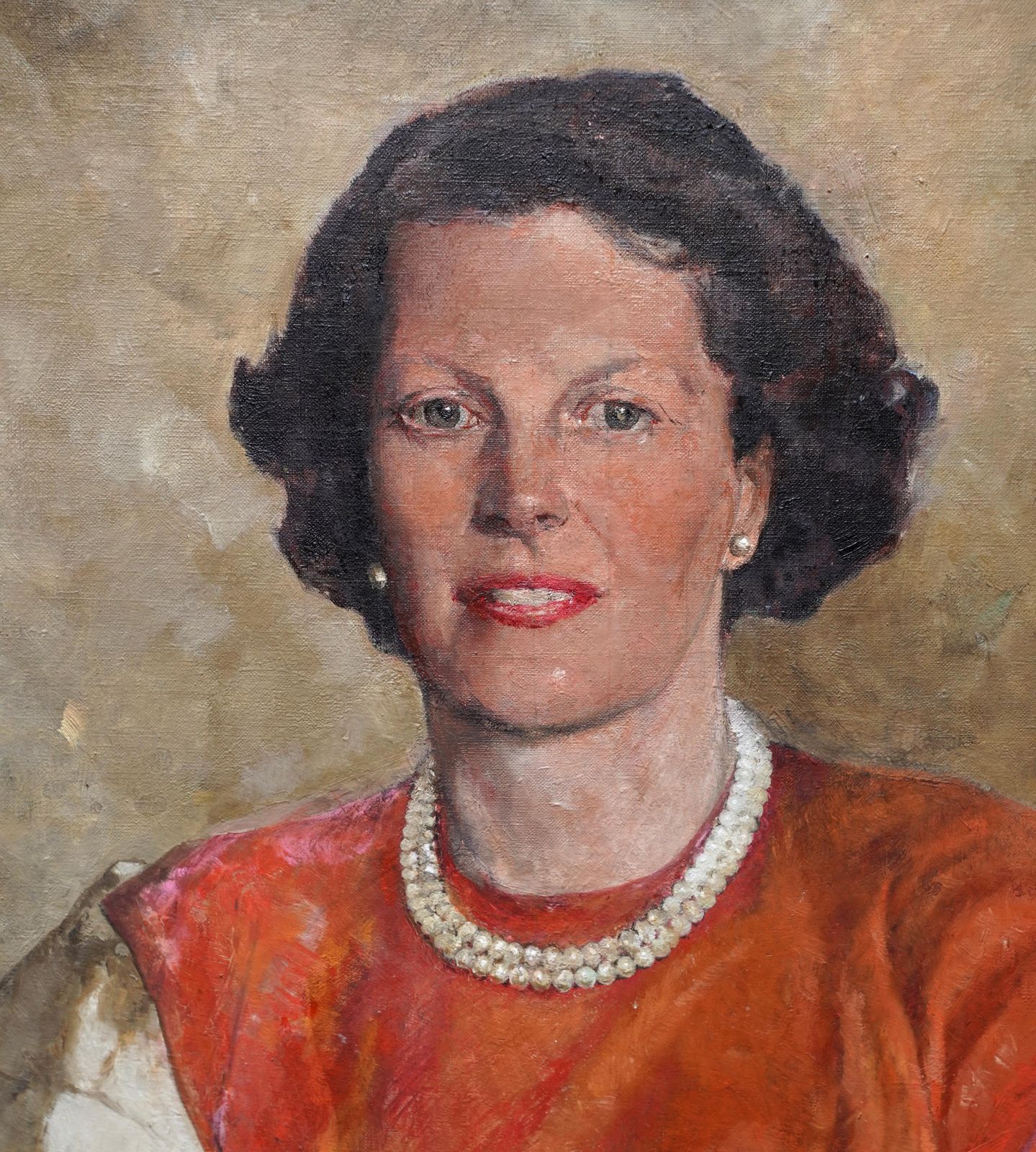 Sydney Seymour Lucasportrait Of Sheila De Quincey   British 1950's Art Portrait Oil Paintingcirca 1957 photo Art