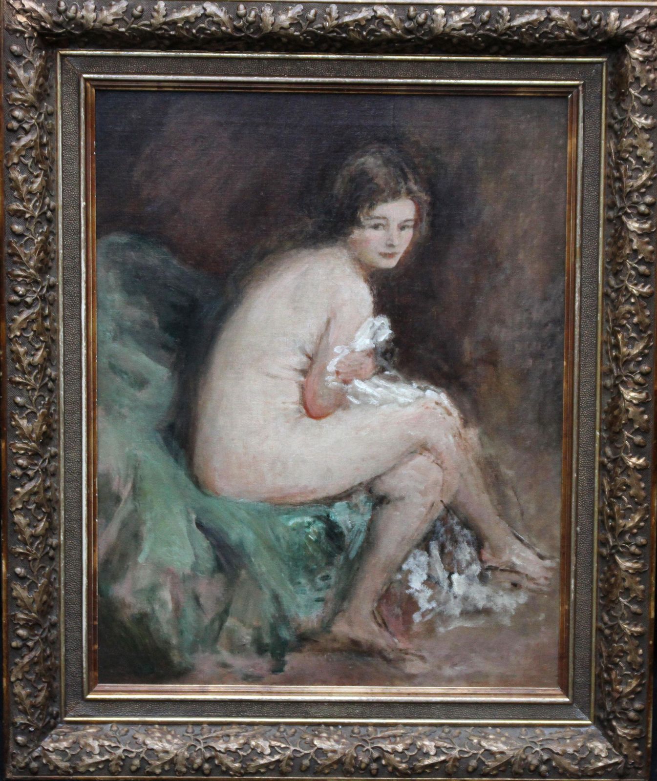 photo for sale Philip Wilson Steernude Female Portrait   Susannah   British 20's Impressionist Art Oil Paintingcirca 1920