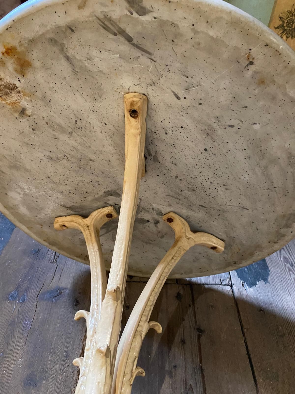 Marble Topped Cafe Table photo vinterior