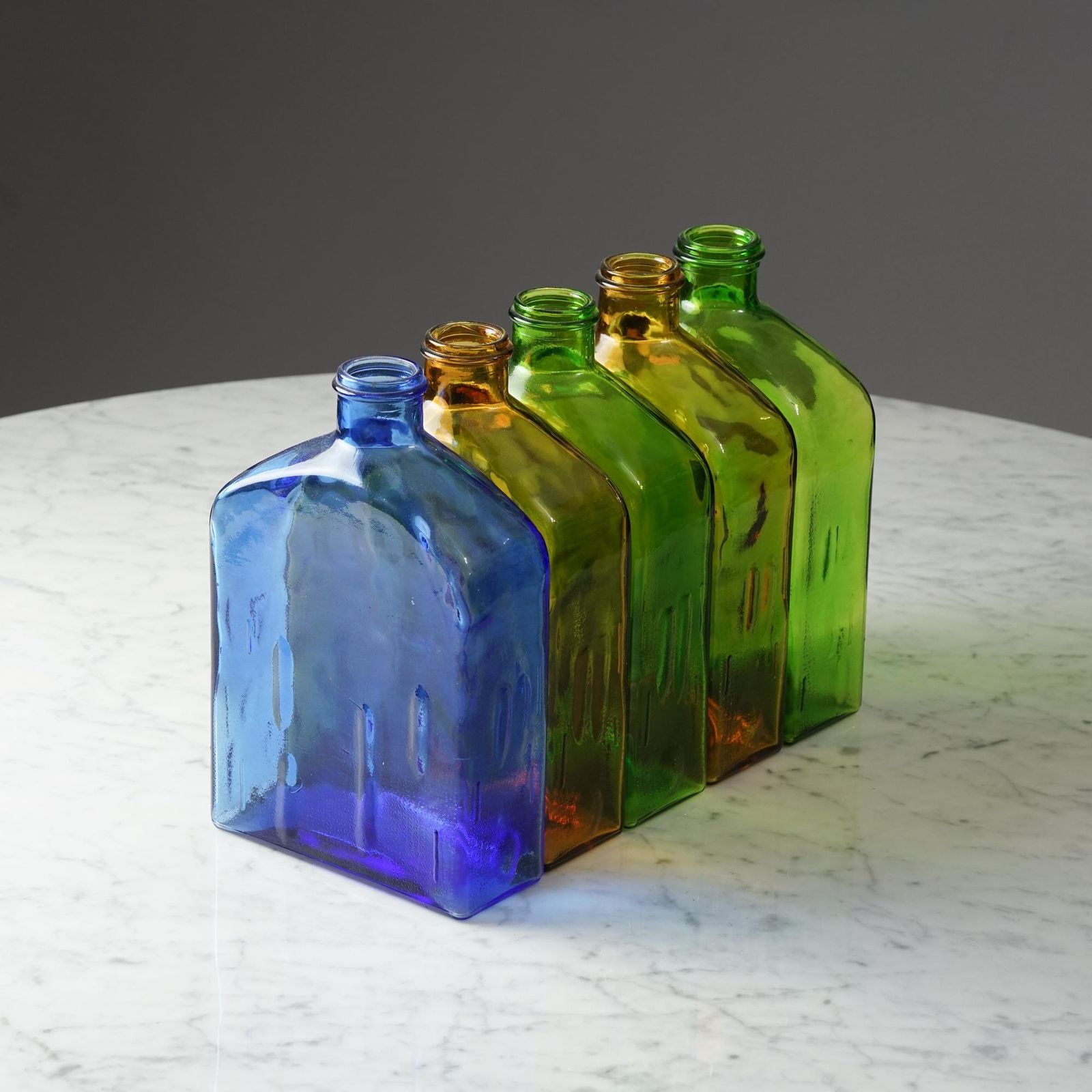 Set Of Art Glass 'Lankkupullo' By Helena Tynell For Riihimäen Lasi, 1970s photo furniture