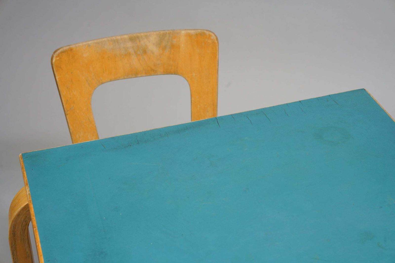 Alvar Aalto Dining Room Set Model Dl82 Table & Model 65 Chairs, Circa 1940s photo buy