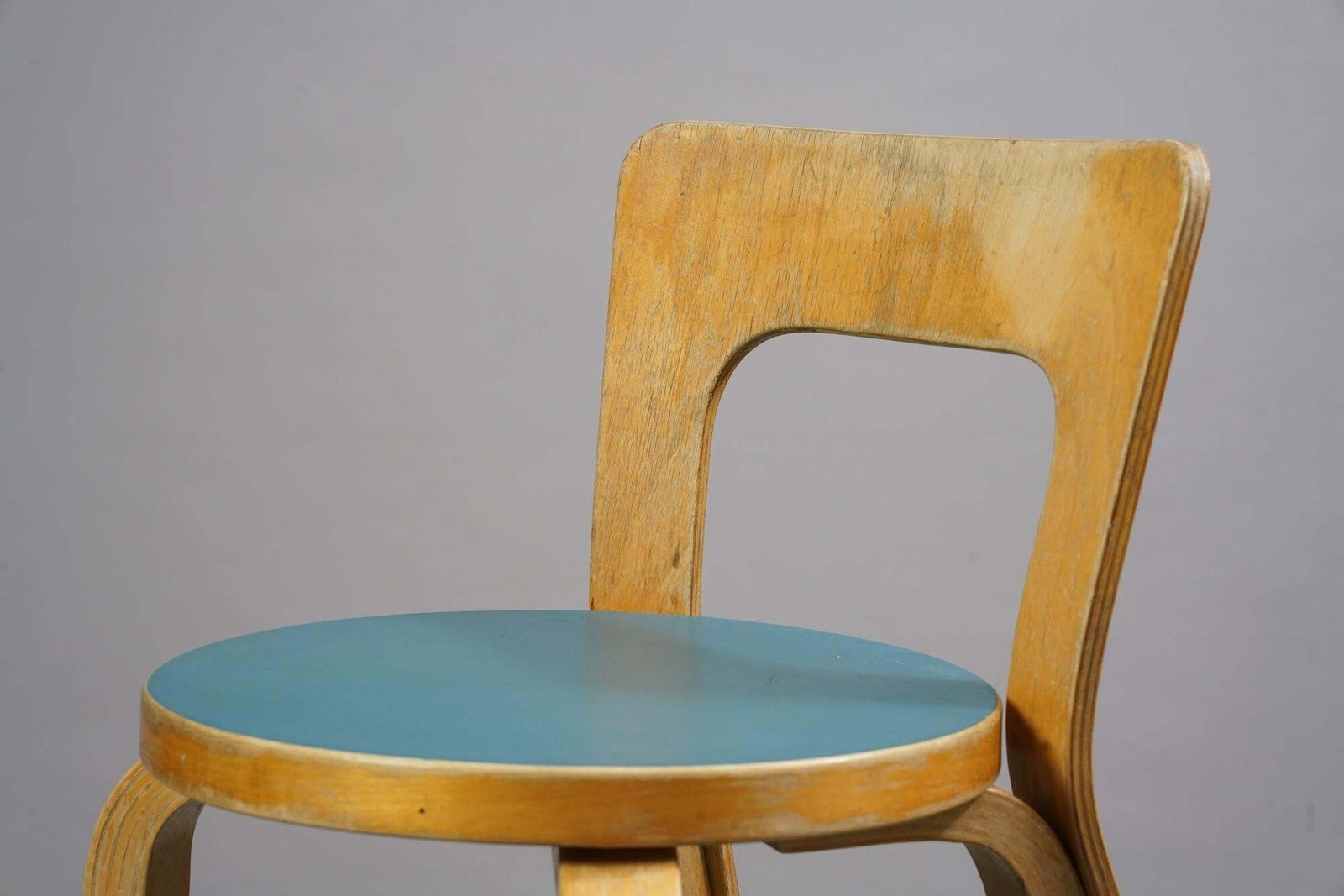 photo buy Alvar Aalto Dining Room Set Model Dl82 Table & Model 65 Chairs, Circa 1940s