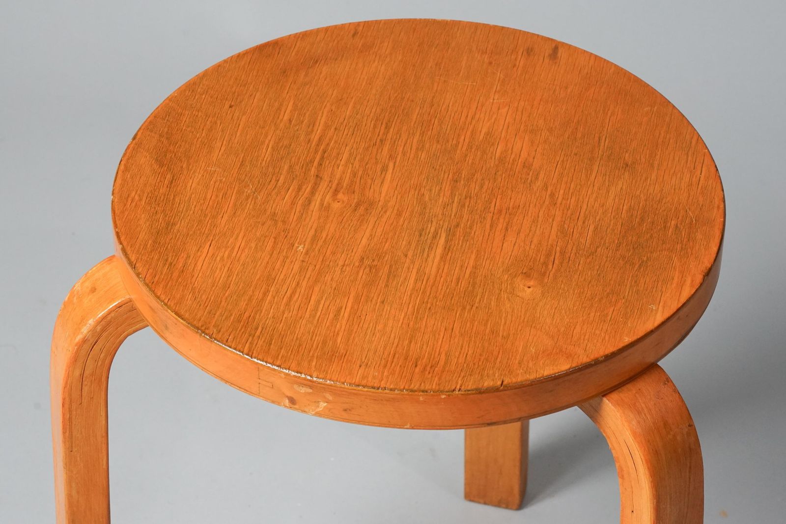 Stool Model 60, Alvar Aalto, Oy Huonekalu  Ja Rakennustyötehdas Ab, 1930/1940s photo furniture