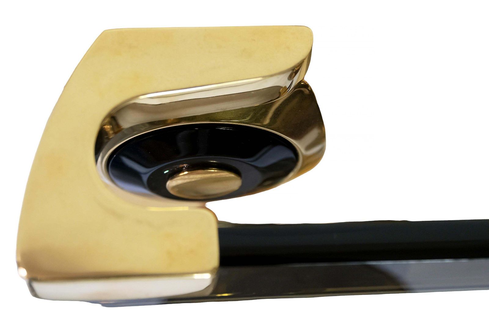 Mid Century Italian Plexiglass/Gilt Brass Bathroom Fixtures Set, 1970's photo buy