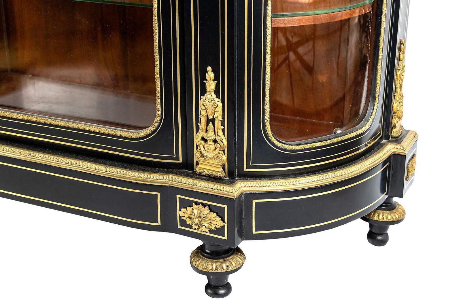 French 19th Century Napoleon III Vitrine Cabinet photo Furniture