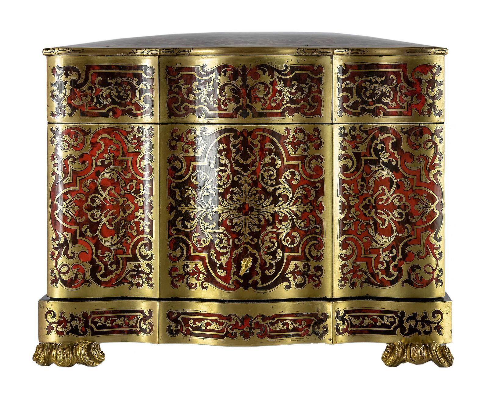 19th Century French Boulle / Napoleon III Liqueur Cave Box photo Furniture
