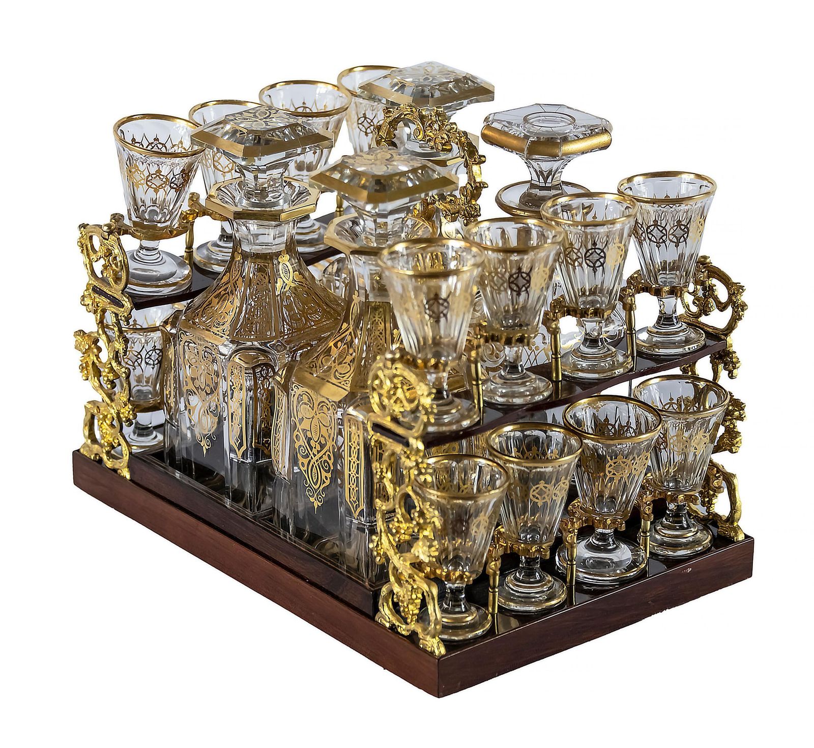 photo for sale 19th Century French Boulle / Napoleon III Liqueur Cave Box