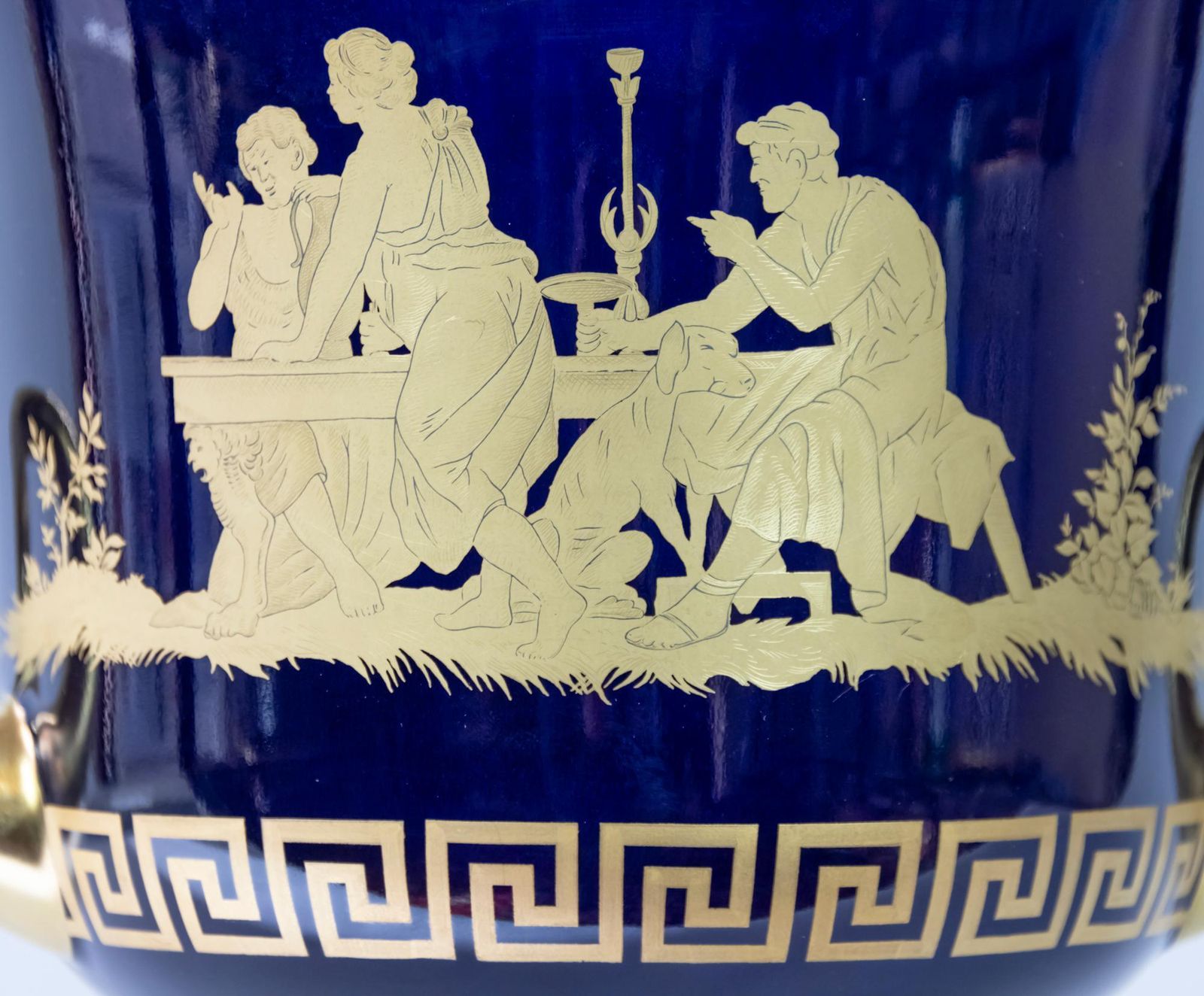 Large German Hutschenreuther Porcelain Empire Style Vase photo Home Decor