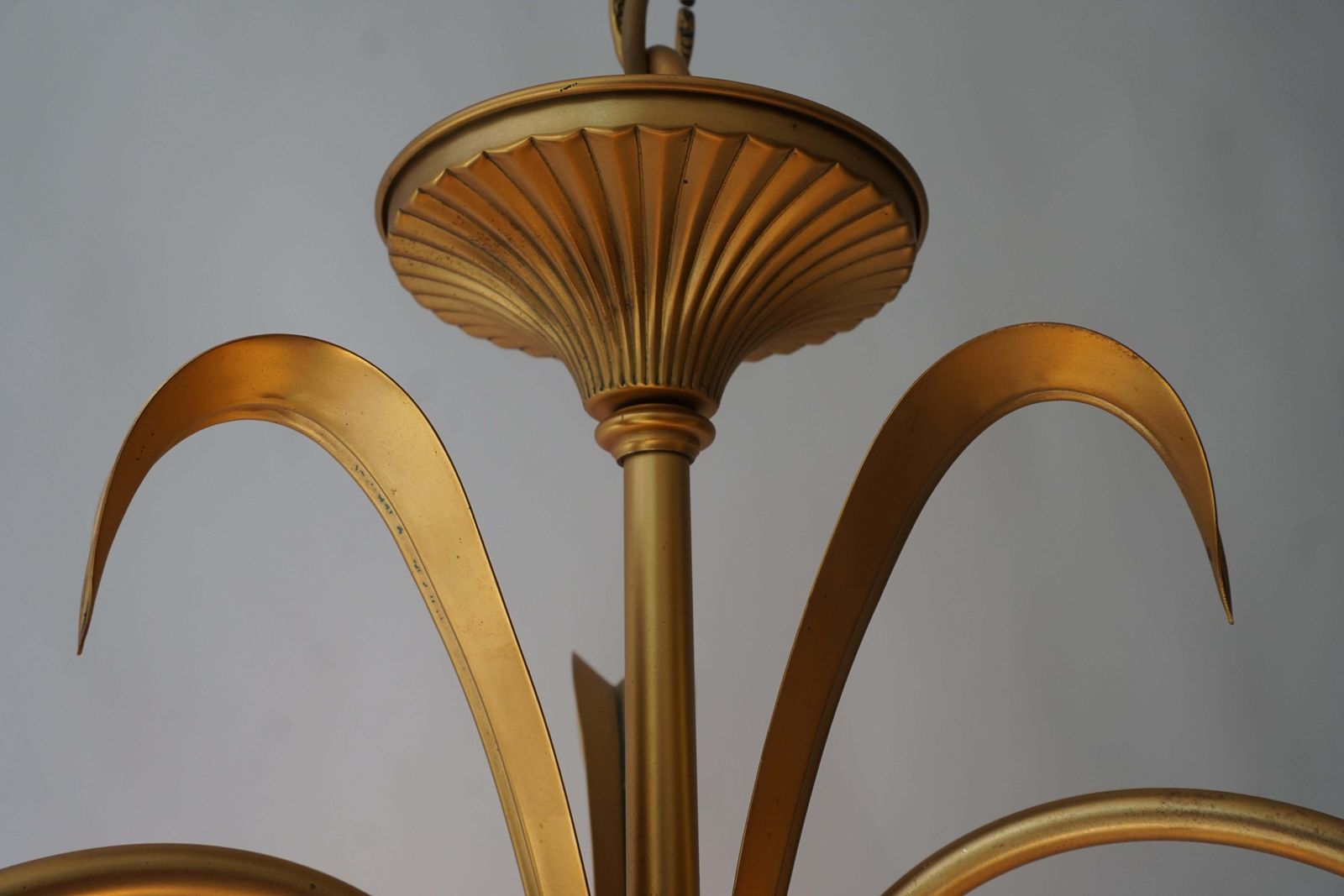 photo buy Italian Murano Glass Palm Tree Tulip Chandelier Or Flush Mount