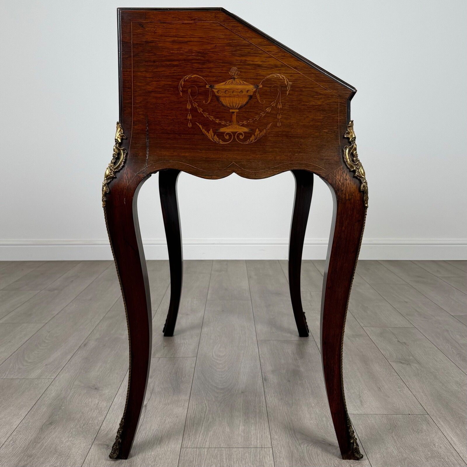 Antique 19th Century French Bureau De Dame In Rosewood photo vintage