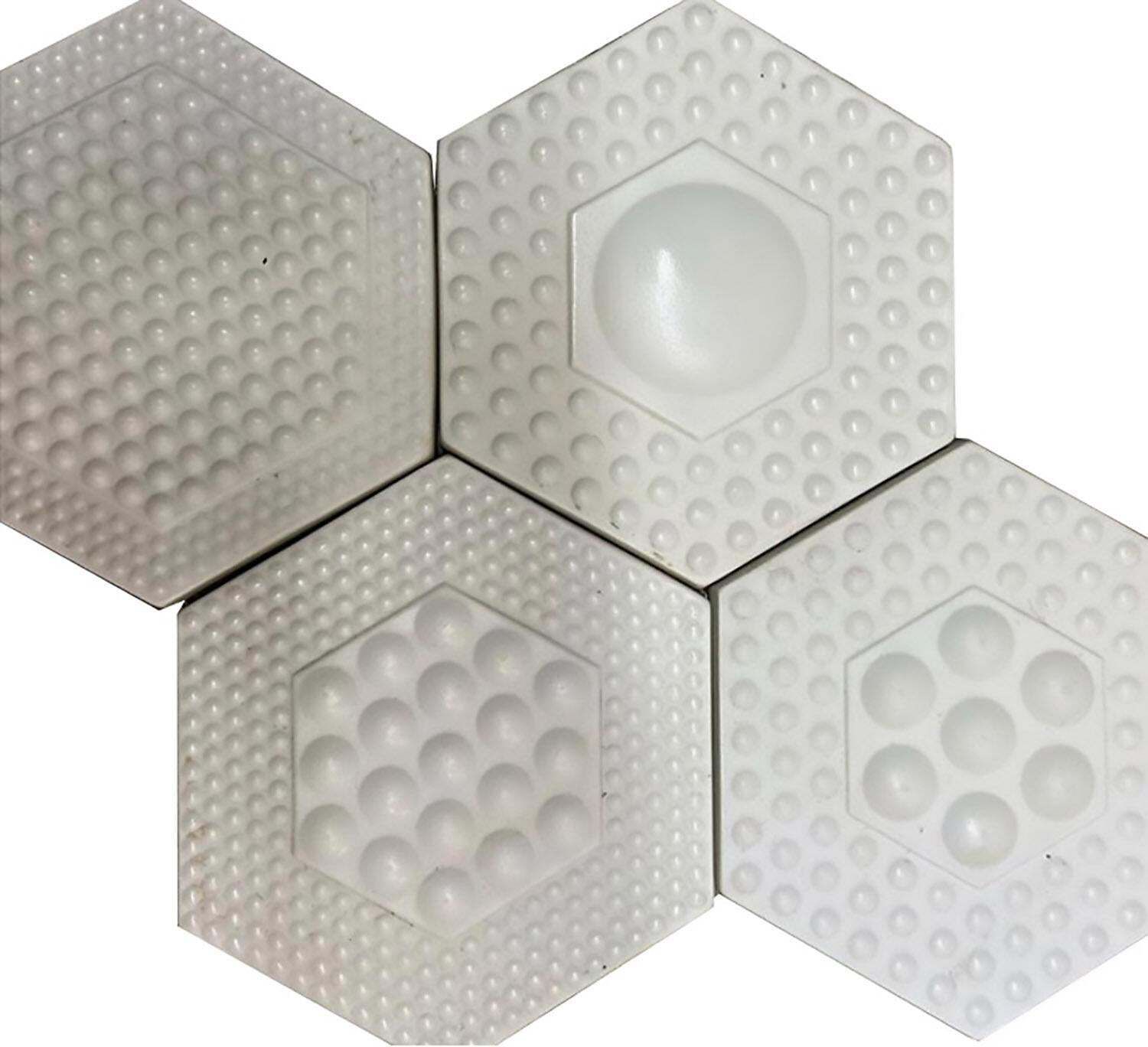 Victor Vasarely Attributed Group Of 48 Rosenthal Tiles photo for sale