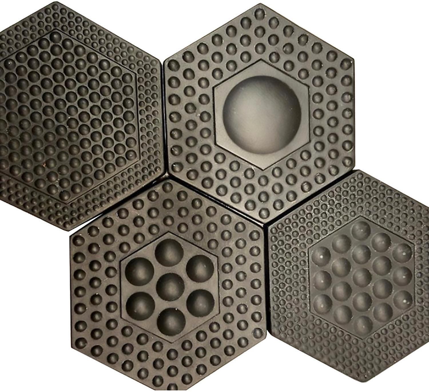 Victor Vasarely Attributed Group Of 48 Rosenthal Tiles photo Home Fixtures