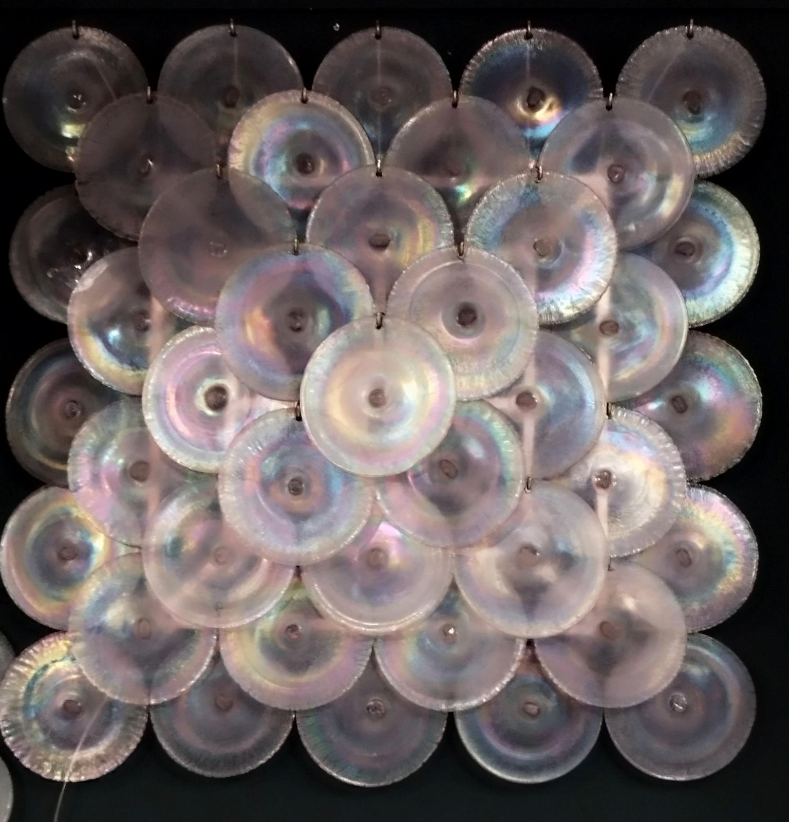 Carlo Nason For Mazzega Murano Glass Wall Lamp, Italy 1960s photo for sale