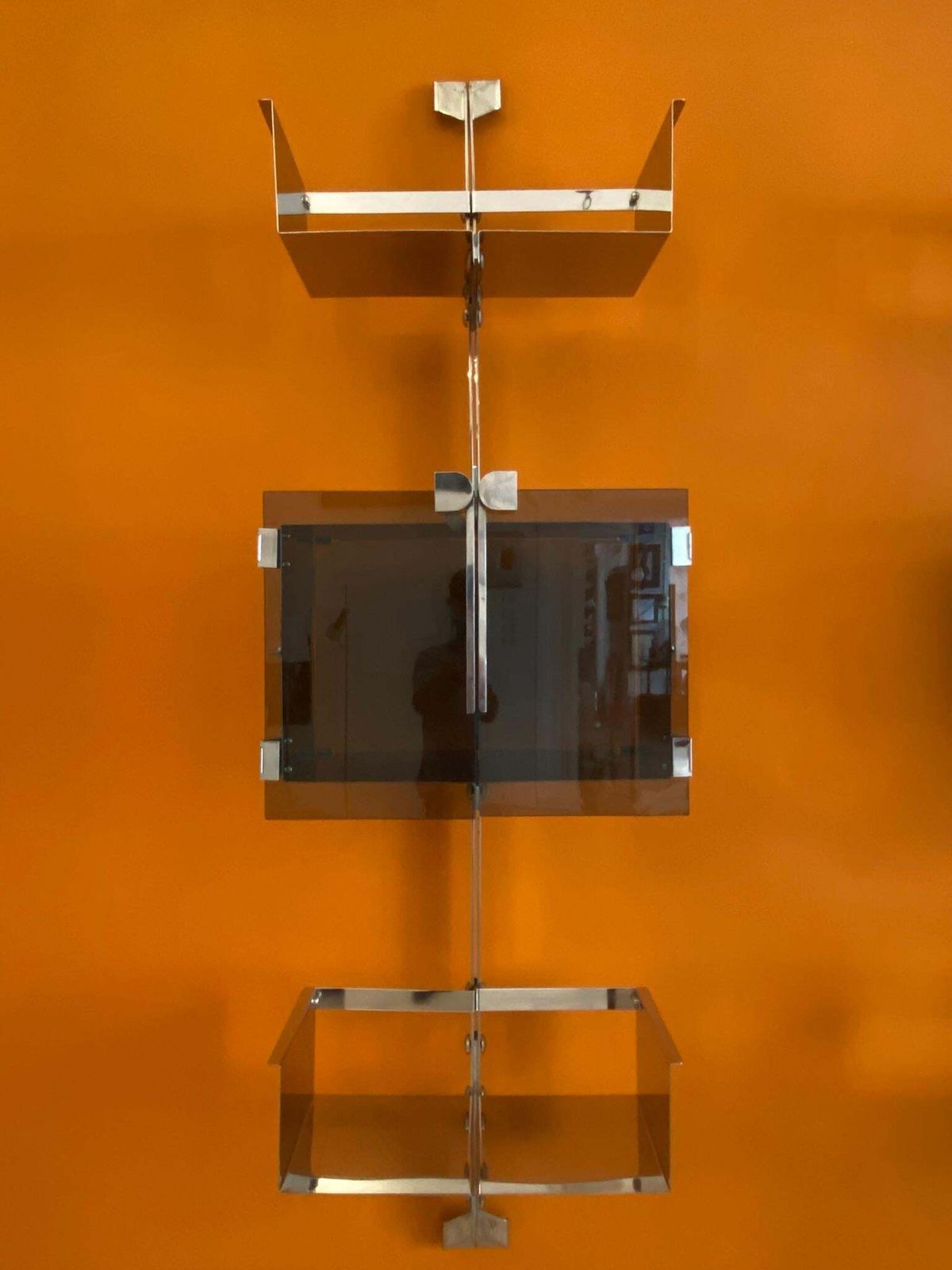 Vittorio Introini For Saporiti Pair Of Proposal P700 Wall Shelves, Italy 1969 photo 22096.0