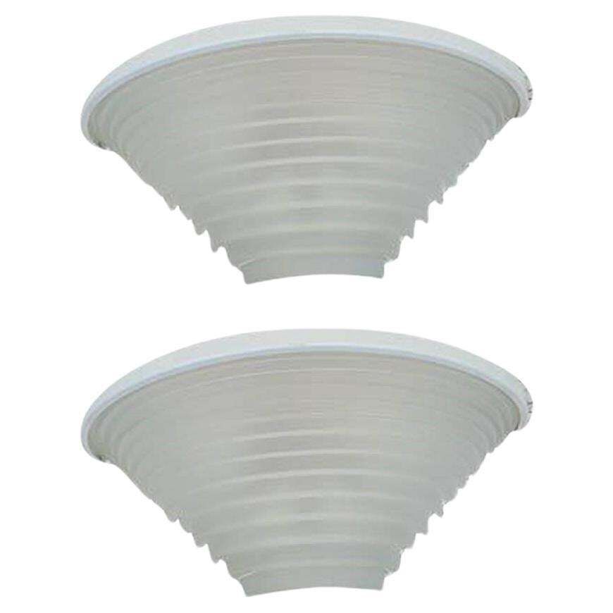 Angelo Mangiarotti For Artemide Pair Of "Egisto 38" Wall Lamps, Italy 1980s