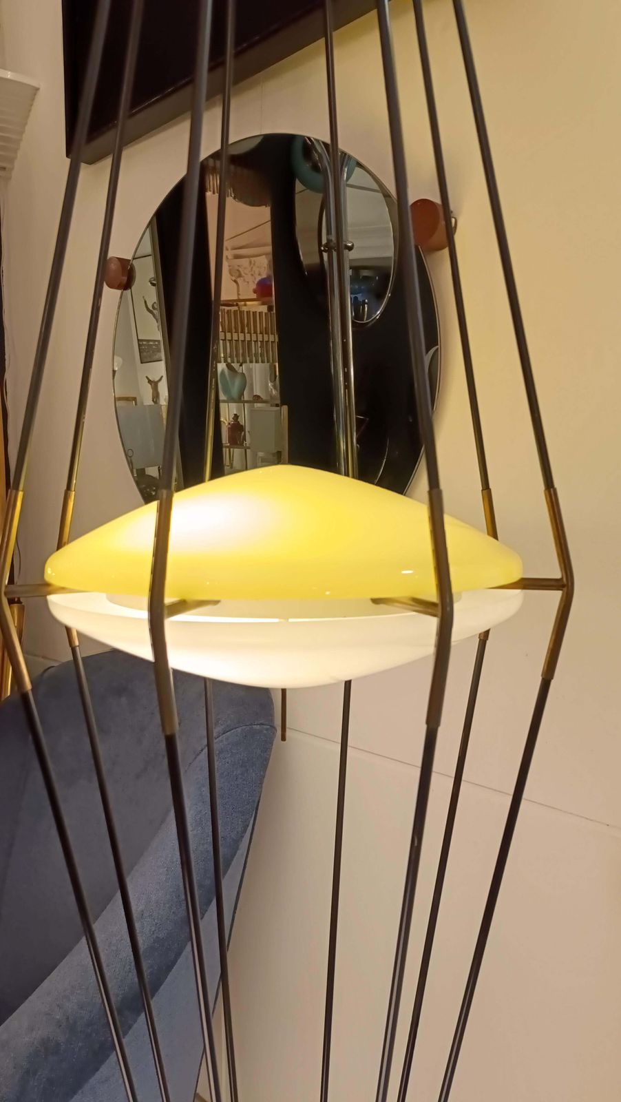 'Siluro' Floor Lamp Angelo Lelli, Ettore Sottsass For Arredoluce, Italy, 1957 photo Lighting