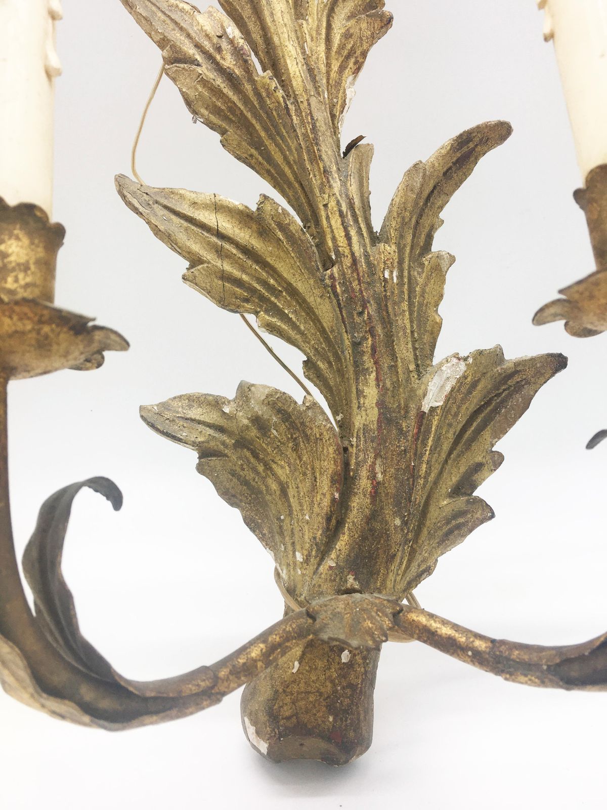 Exceptional Pair Of Italian Giltwood Wall Appliques photo buy